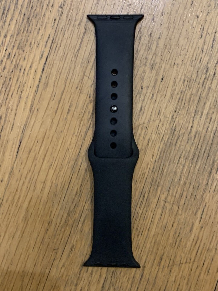 Genuine Original Apple Watch Strap 40mm S M Sport Black eBay