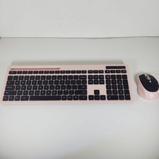 Bluetooth 2.4G PINK/BLACK COLOR Keyboard and Mouse WIRELESS GREAT CONDITION