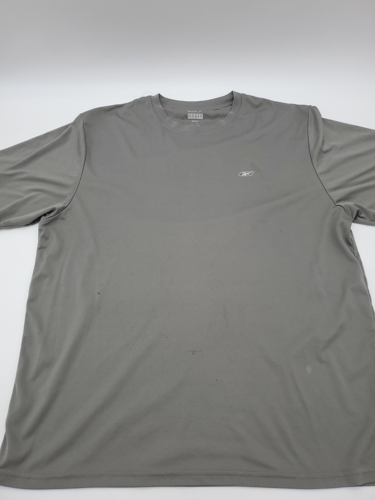 Reebok 2XL T-Shirt Men Gray Athletic Sport Logo…#21223
