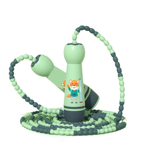 Children's Sports Adjustable Cotton Rope Ropes Sport Fitness Lovely Jumping Rope - Picture 19 of 20