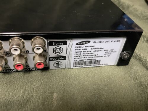 Samsung BD-C6500 Blu-Ray Player-Streaming W/ Remote Control - Picture 3 of 4