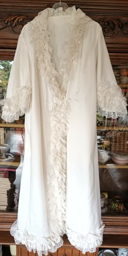 VINTAGE robe de chambre déshabiller theatre#dress  - Picture 1 of 10