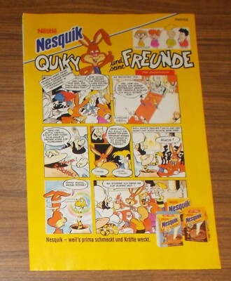 Seltene Werbung NESQUIK Der Maharadscha Comic 1994