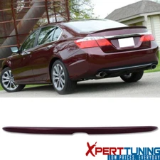 Fits 13-17 Honda Accord Sedan OE Factory Style Trunk Spoiler Painted #R548P Red