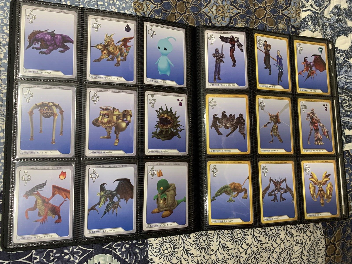 Final Fantasy 8 VIII FF8 Triple Triad 110 Complete Set Final Fantasy 8 VIII FF8 Triple Triad 110 Complete Set