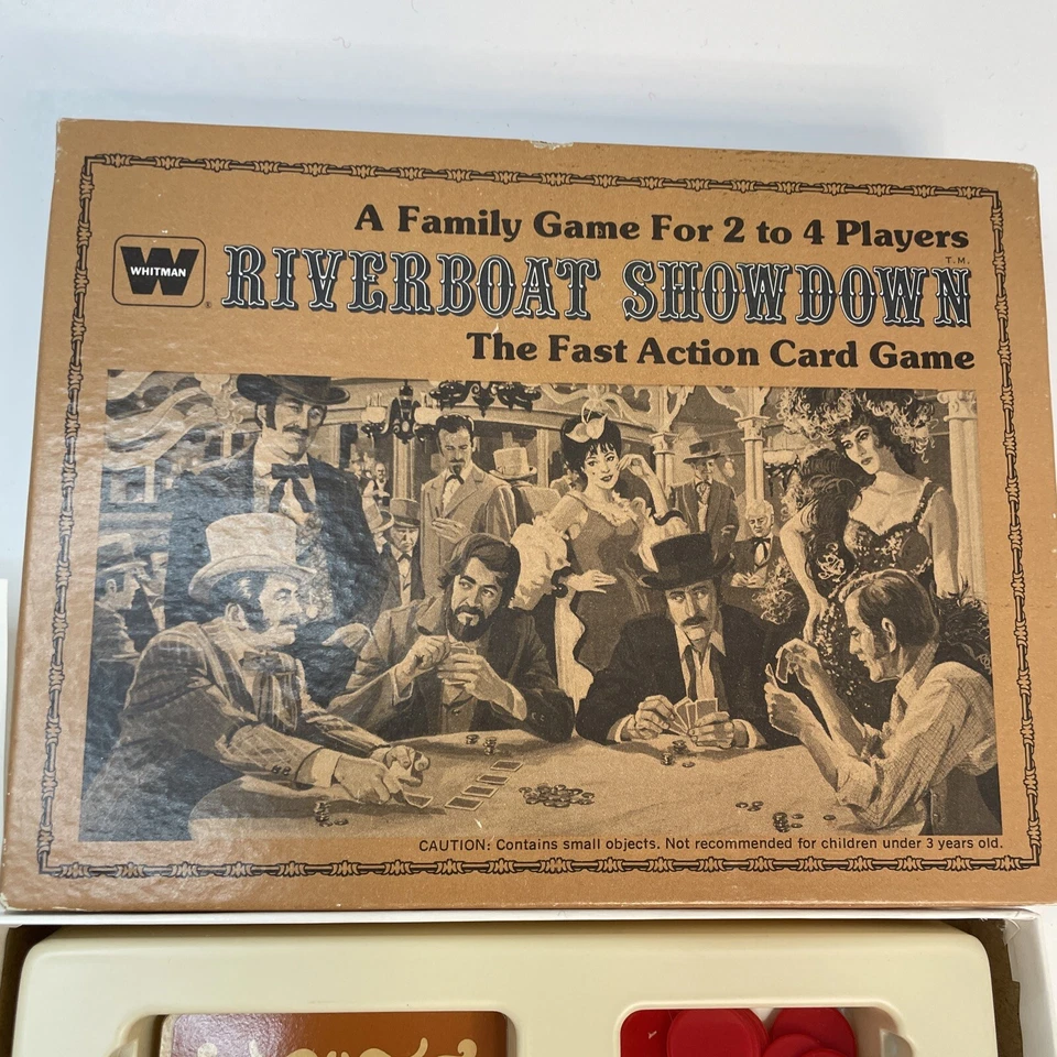 Vintage Card Game Whitman Riverboat Showdown - Image 2 of 4