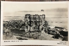 Postcard RPPC Beanland, Malin & Co Moorish Castle Gibraltar A3