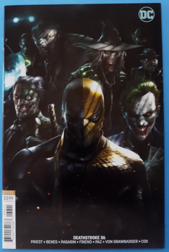 DEATHSTROKE #36 (2018 DC) EXTREME LOW PRINT RUN MATTINA VARIANT *FREE SHIPPING* - Picture 1 of 4