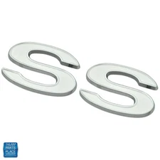 1970-72 El Camino Super Sport Rear " SS " Tailgate Letters / Emblem