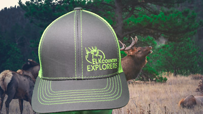 RMEF Elk Country Explorers Rocky mountain Hat Cap New Youth Hunting bugle wapiti