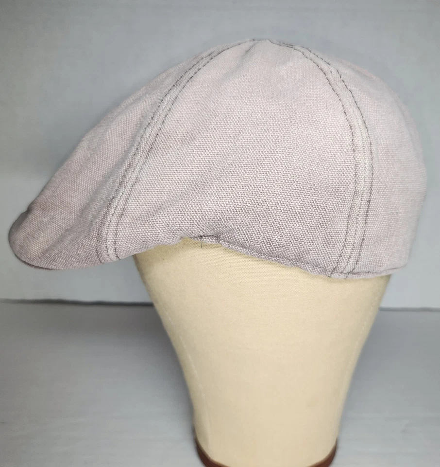 Gorra plana Levi's Newsboy para hombre talla S/M 100 % algodón hecha en China en muy buena condición+ Foto 3 de 4