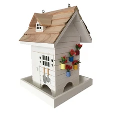 home bazaar Potting Shed Bird Feeder Bird House