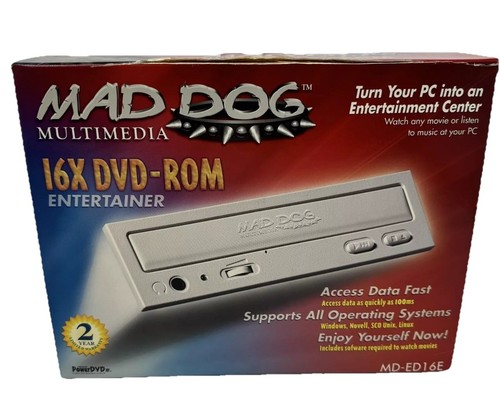 Mad Dog Multimedia 16x DVD-rom Model Md-ed16e - Picture 5 of 5