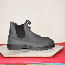 Blundstone Classics Chelsea Leather Boots Rustic Black Men UK 11 / US 12