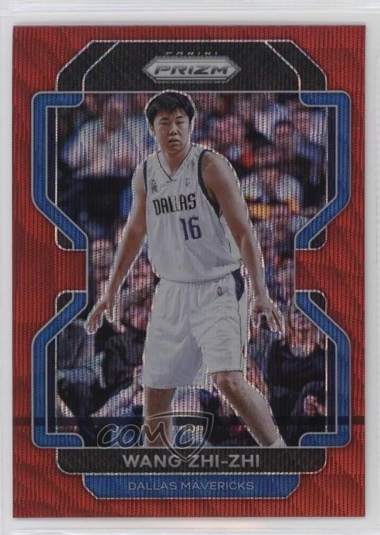 2021-22 Panini Prizm Ruby Wave Prizm Wang Zhizhi Wang Zhi-Zhi #273 12yh