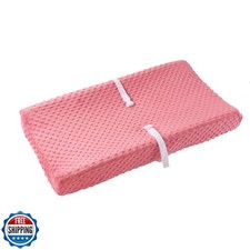 Baby Changing Pad Cover, Super Soft Plush Dot Diaper Changing Table Covers fo