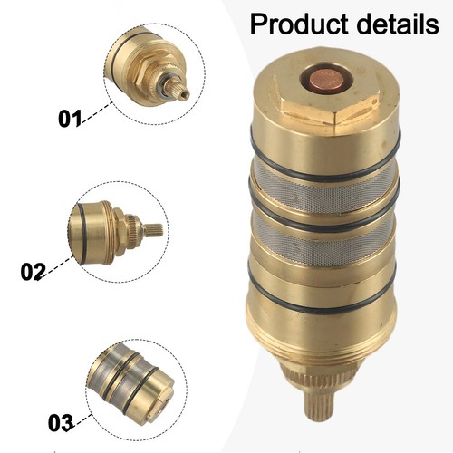 Cartouche Thermostatique Compatible Tout Cuivre pour Mitigeur Douche Valve Bar R - Picture 8 of 12