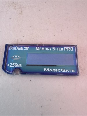 Sandisk Memory Stick Pro 256MB Sony MagicGate Memory Card - Tested