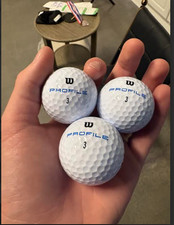 golf balls used