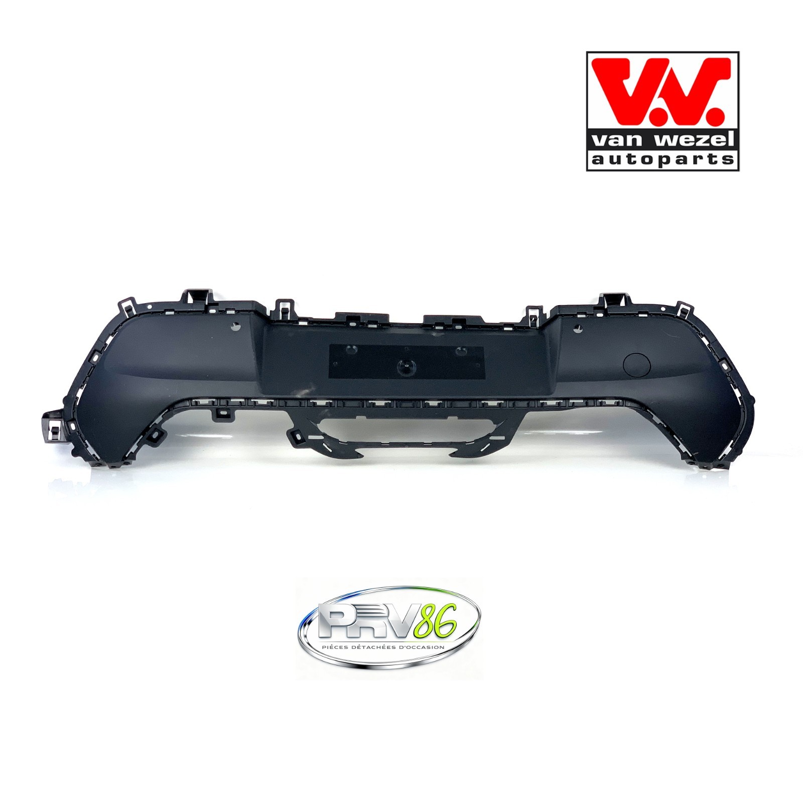 Bandeau pare-chocs Peugeot 208 Phase 2 avant noir Van Wezel 16497975XT