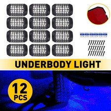 Red White Blue Led Rock Lights Car Led Light Waterproof Under Glow Truck Lamp Us