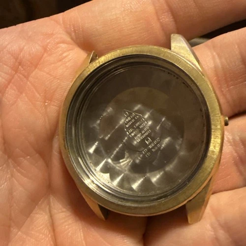 Vintage 37mm Omega 166.032 Seamaster 17j Men's Automatic Wristwatch 14k GF case