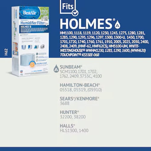BestAir Humidiwick Filter HWF‑62A – Fits Holmes, Hamilton Beach & Similar Units - Image 3 of 4