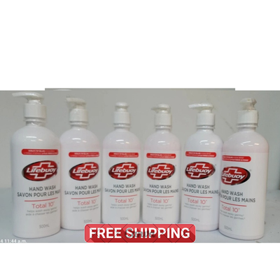 #ad 6 pack Lifebuoy Total 10 Hand Wash Soap 500ML Free Shipping $32.99