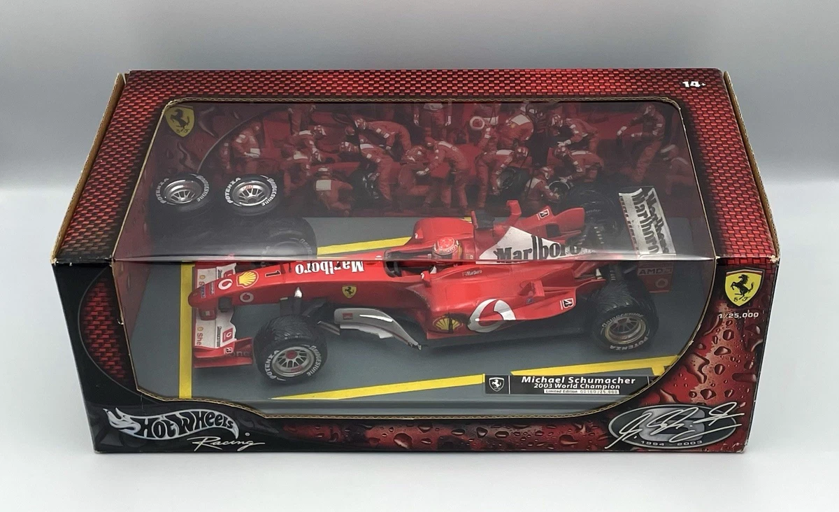 Hot Wheels Ferrari Michael Schumacher Diecast Formula 1 Cars for