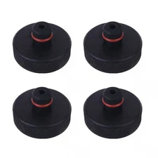 4Pcs Floor Slotted Car Jack Rubber Pad Frame Protector Adapter for
