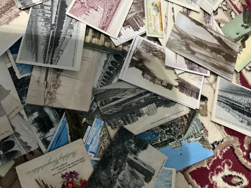 200 JOB LOT OLD POSTCARDS, MANY BRIGHTON AREA. V/GOOD. GOOD.SOME DUPLICATION. - Image 4 of 4