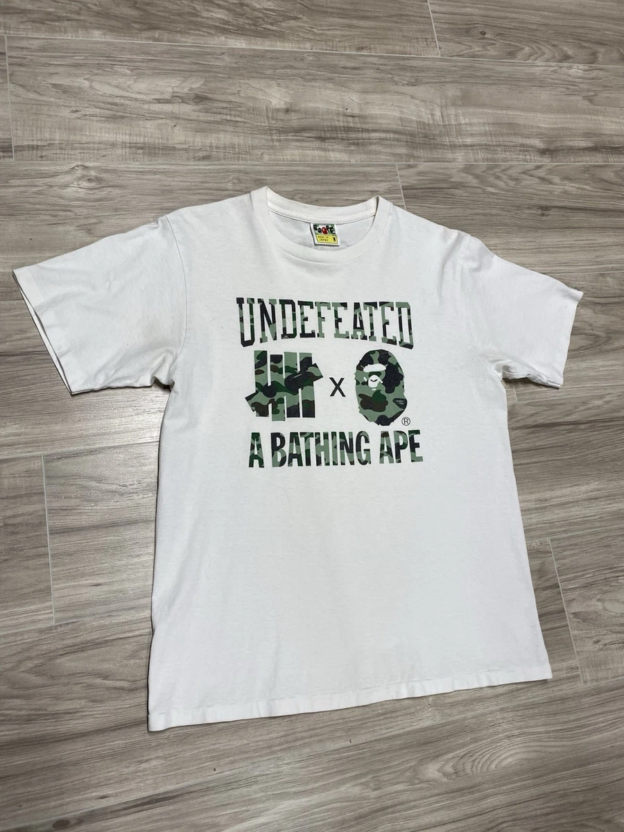Мужские футболки Bape X Undefeated In - огромный выбор по лучшим