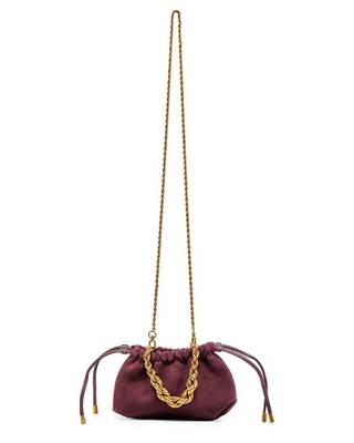 Dolce Vita Cleo Mini Suede Drawstring Bag Women's Red