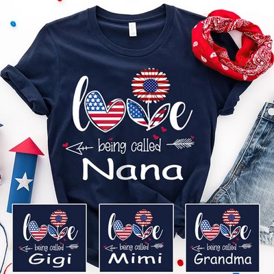 Love Being Called Grandma Comfort Tee Shirt Gift