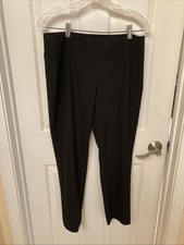 Talbots Women's Pants Sz 8P Petite Black Zipper Left Size EUC Worn Just Once
