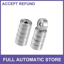 TWO 2x6x2.5mm Single Row Deep Groove Ball Bearings Universal Metal Shield