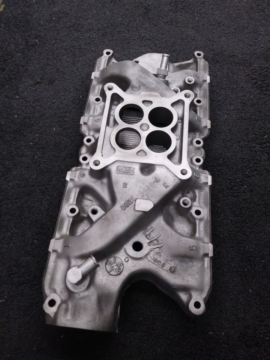 1968 Ford Mustang J Code 302 Intake Manifold 4 Barrel HIPO Gt350