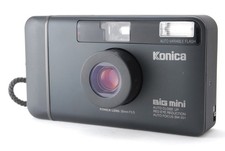  NEAR MINT Konica Big mini BM-301 Black Point  Shoot 35mm Film Camera JAPAN