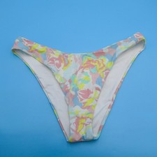 Victoria's Secret Bikini Bottom Womens Extra Large Brazilian Floral Pink XL New