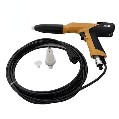 GM 04 Manual Electrostatic Powder Spray Gun 2pcs nozzle 4.5m Gun line *yt