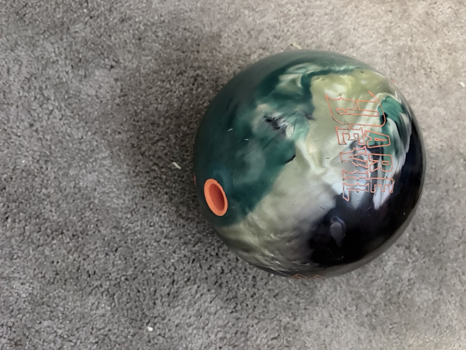Roto Grip Dare Devil Green Black Blue Bowling Ball 14lbs 11o