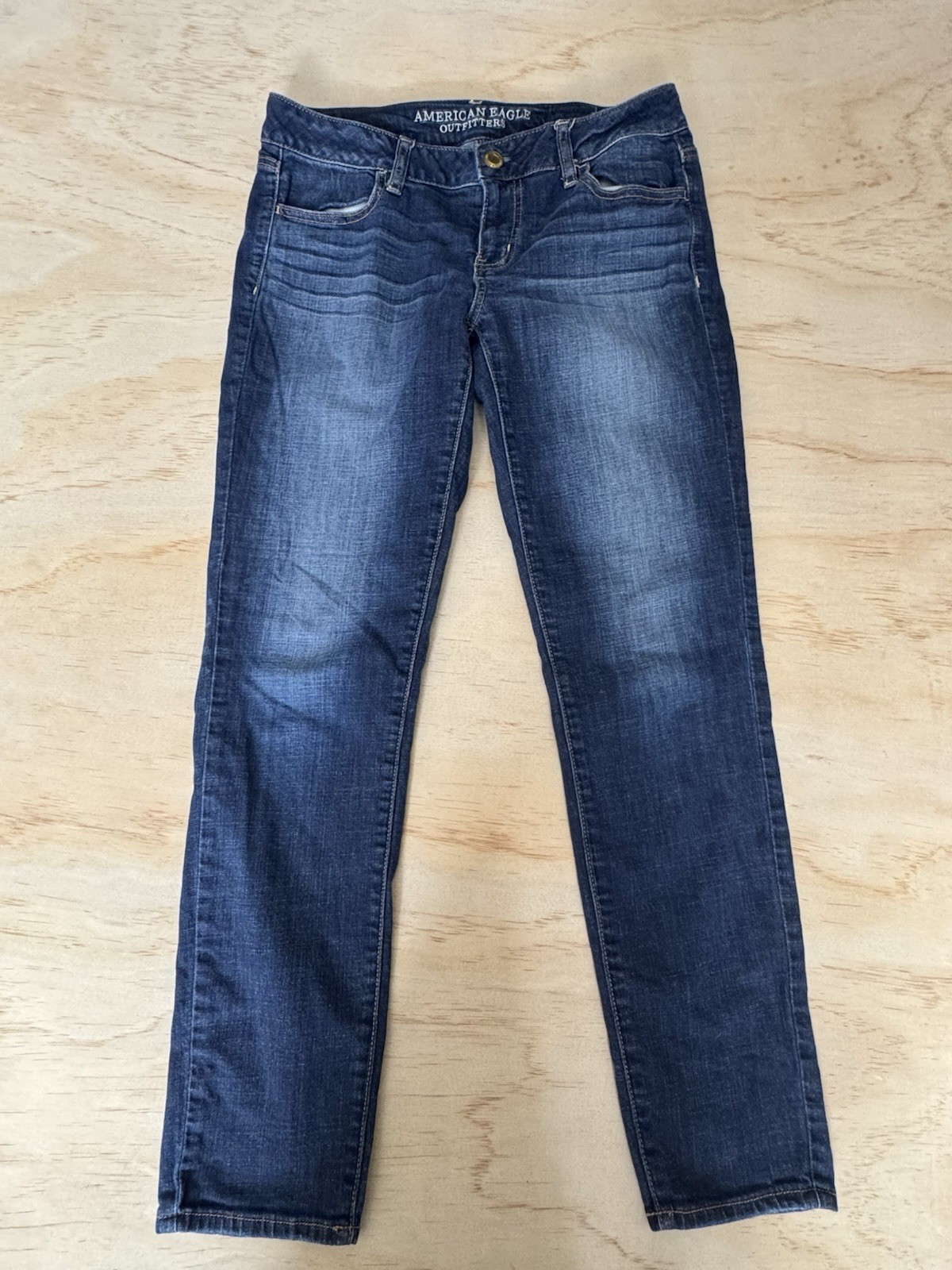 American Eagle Jeans Jeggings Womens Size 10 Skinny Light Wash Blue