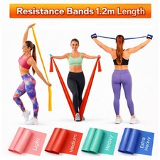 Theraband Resistance Bands Exercise Pilates Yoga Latex Strength 1.2m long UK ✅