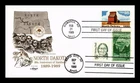 Dr Jim Stamps 1989 North Dakota & Sitting Bull Combo Dual FDC Artmaster Cover