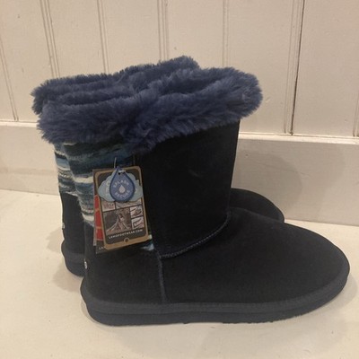 NWT Lamo Willow Women's Blue Suede  Winter & Snow Boots Size 10