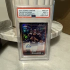 2024 Topps Chrome - Caleb Williams Rookie Auto #RA-CWI (RC) PSA MINT 9 AUTO 10🔥