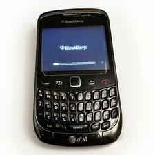 Blackberry Curve Smartphone, Black, 9300, AT T, Phone Works Great Parts