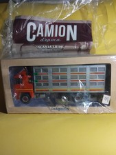 DE AGOSTINI CAMION SCANIA LB141 TRASPORTO BESTIAME IN SCATOLA CON FASCICOLO