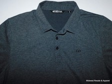 Travis Mathew Polo Shirt Mens XL Gray Golf Performance Short Sleeve Regular Fit