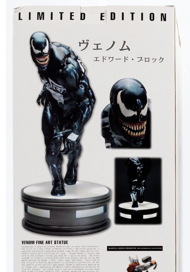 NUEVO/SELLADO Venom Bellas Artes Estatua por Kotobukiya Legendary Villain Series Simbiote Foto 4 de 4